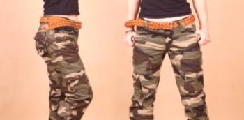 Оригиналне женске панталоне у војном стилу наглашавају вашу индивидуалност