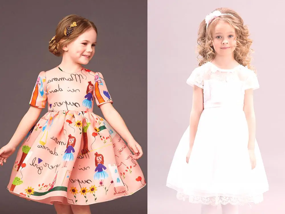 Новые модели платья для девочек