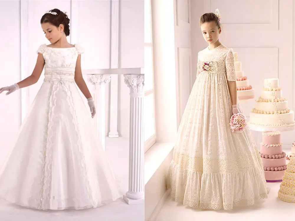 Красивые детские свадебные платья
