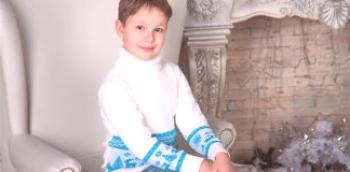 Дечији плетени џемпери: модели за дечаке и девојчице
