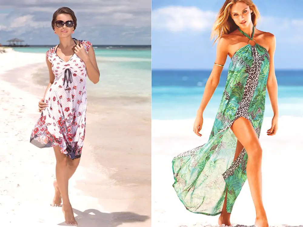 Как одеваться на отдыхе. Платье для пляжа. Платье на море. Сарафан для пляжа. Летние пляжные платья.