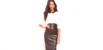 Црна сукња с високим струком: најбоље опције за комбинирање